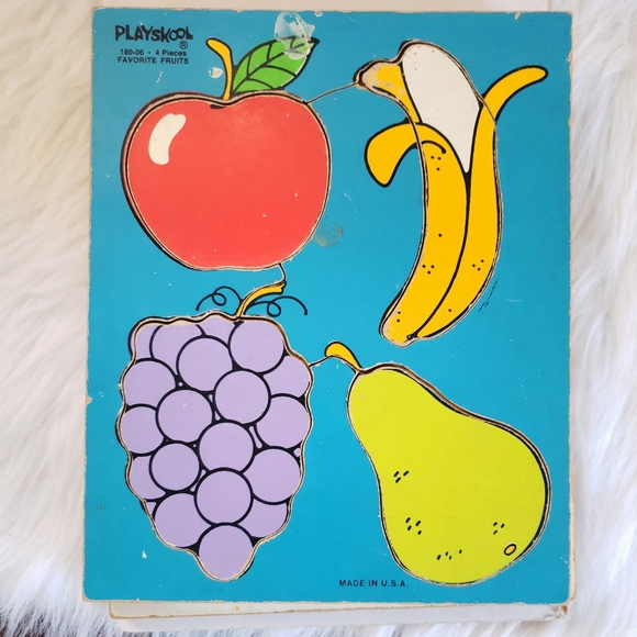 6 Large 80s vintage wooden puzzles Numbers Sesame Street Kermit & More - Picture 2 of 11